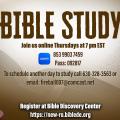 New Rochelle Bible Study Flyer